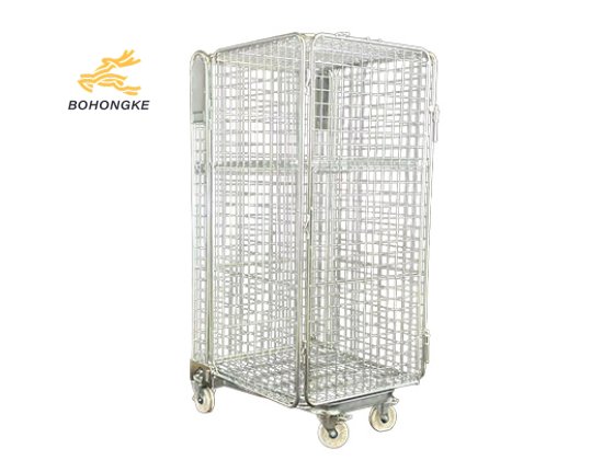 Full Security 4 Sided Cage Trolley Features