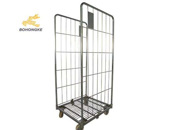 Frame Base 2 Sided Rolling Cage Trolley