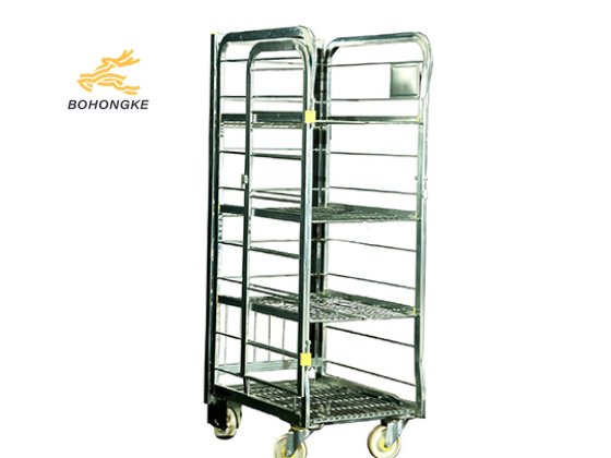 4 Shelves Milk Roll Cage