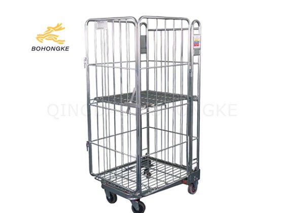 4 Sided Warehouse Roll Container