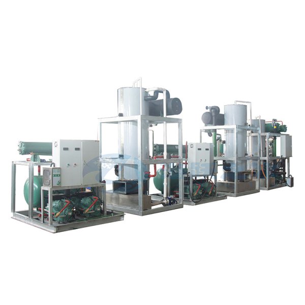 Máquina de hielo en tubo de 10 toneladas