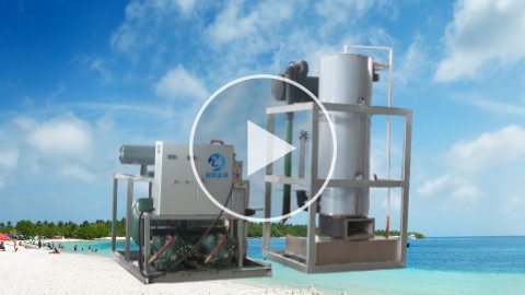 Máquina de hielo en escamas de 10 toneladas de producción diaria de Hiyue Ice lista para enviar