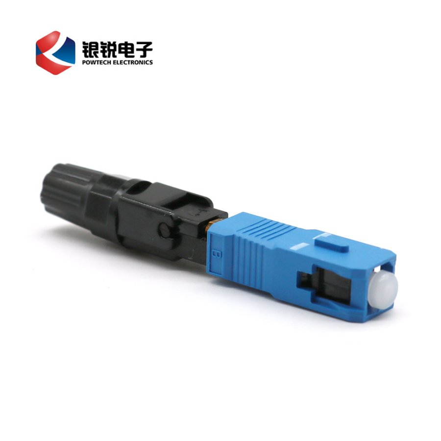 Conector rápido de fibra óptica SC/UPC H01