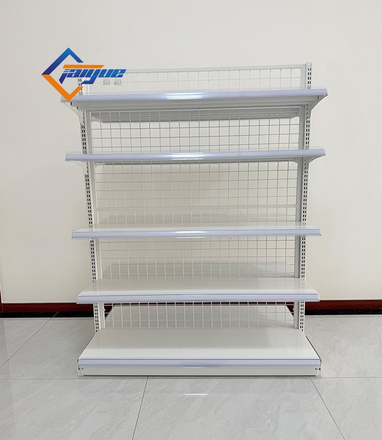 Gondola Supermarket Shelving Double-Sided Retail Display Racks