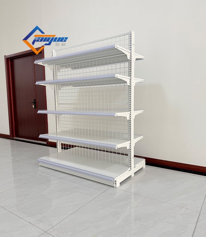 Gondola Supermarket Shelving Double-Sided Retail Display Racks
