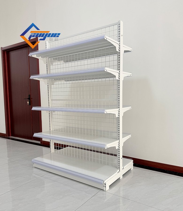 Gondola Supermarket Shelving Double-Sided Retail Display Racks