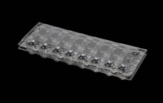 Plastic 24-3x8 Quail Eggs Packers