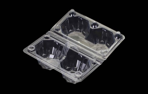 Plastic 2 Eggs Packers