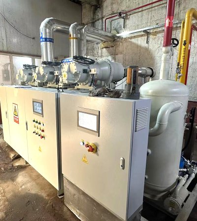 Premium Water Cooled Industrial Refrigeration Single Screw Compressor with Lubricated AC Power