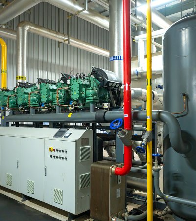 Industrial Refrigeration Screw Compressor Condensing Unit for Large Cold Rooms