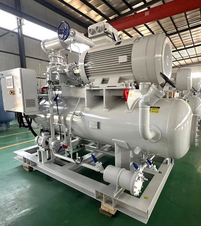 Hot Sale Water Cooled Lubricated AC Power Industrial Refrigeration Condensing Unit