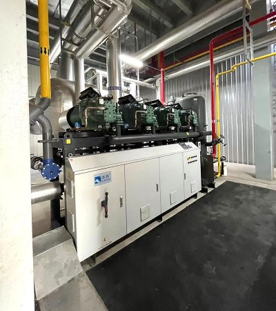 Hot Sale Water Cooled AC Power Industrial Refrigeration Condensing Unit with Lubrication