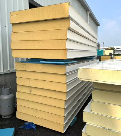 Cold Room Sandwich Panel with Polyisocyanurate Core 180mm Thickness