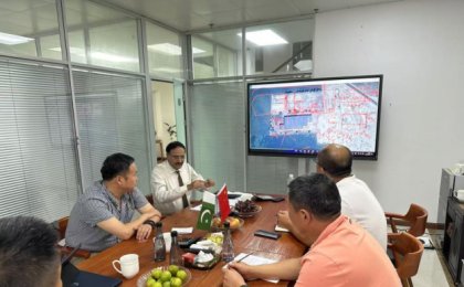 Mr. Hussain from Pakistan and his team visited the cold storage built by our company