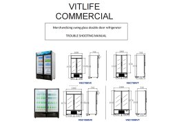 Trouble Shooting Manual-Merchandising swing glass double door
