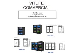 Trouble Shooting Manual-back bar cooler