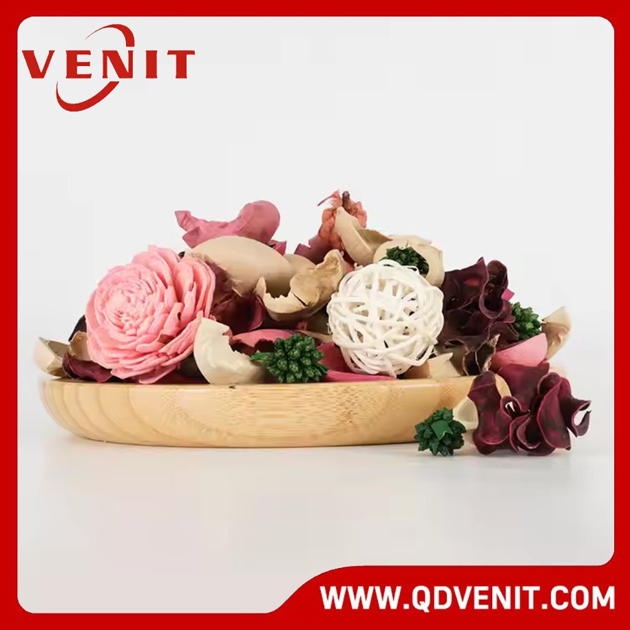 Scented Natural Plant Dyed Sachet Potpourri with PVC Box