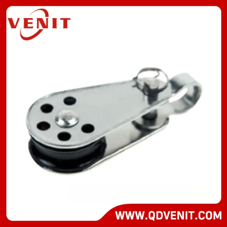 Pulley Block with Removable Pin and Toggle