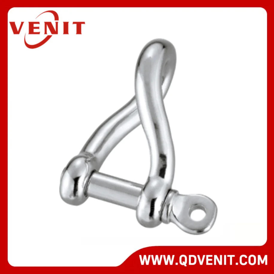 Stainless Steel Twisted Shackle with Screw Pin