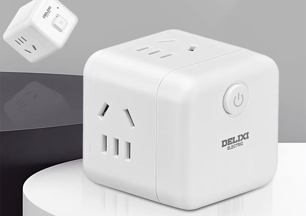 Delixi socket extension socket multi-hole socket
