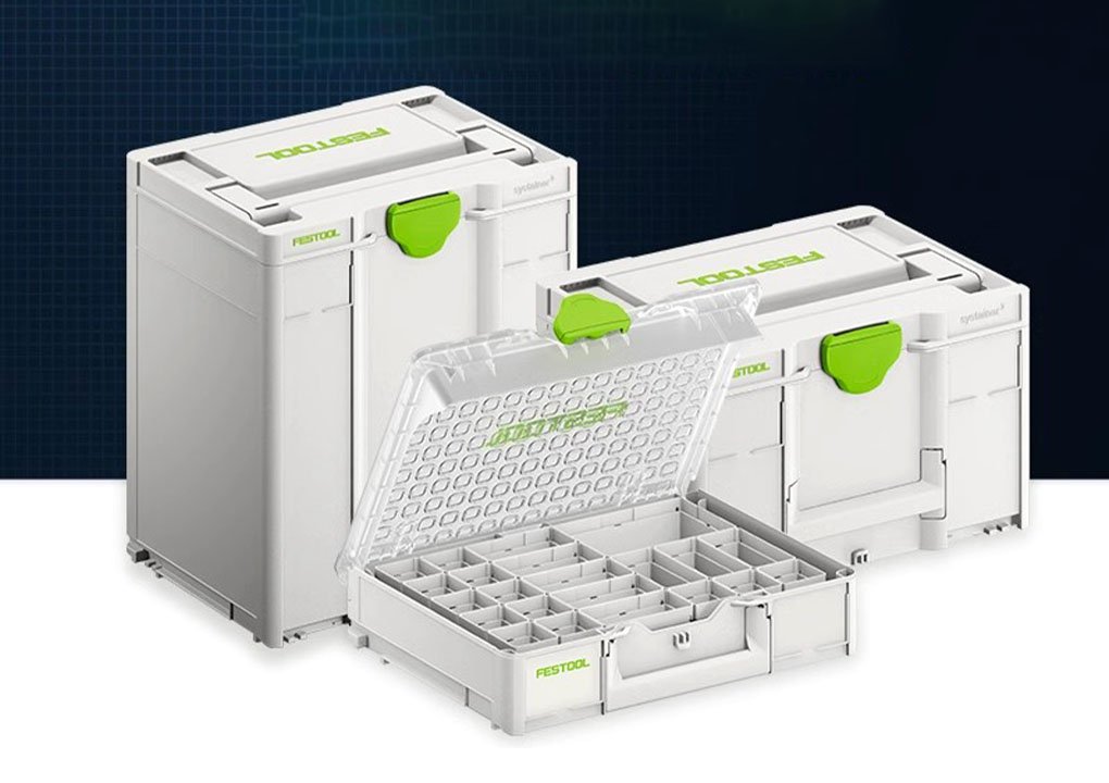 FESTOOL Festo 3rd generation tool box steal-in stacking combination multi-functional accessories storage and organization plastic box