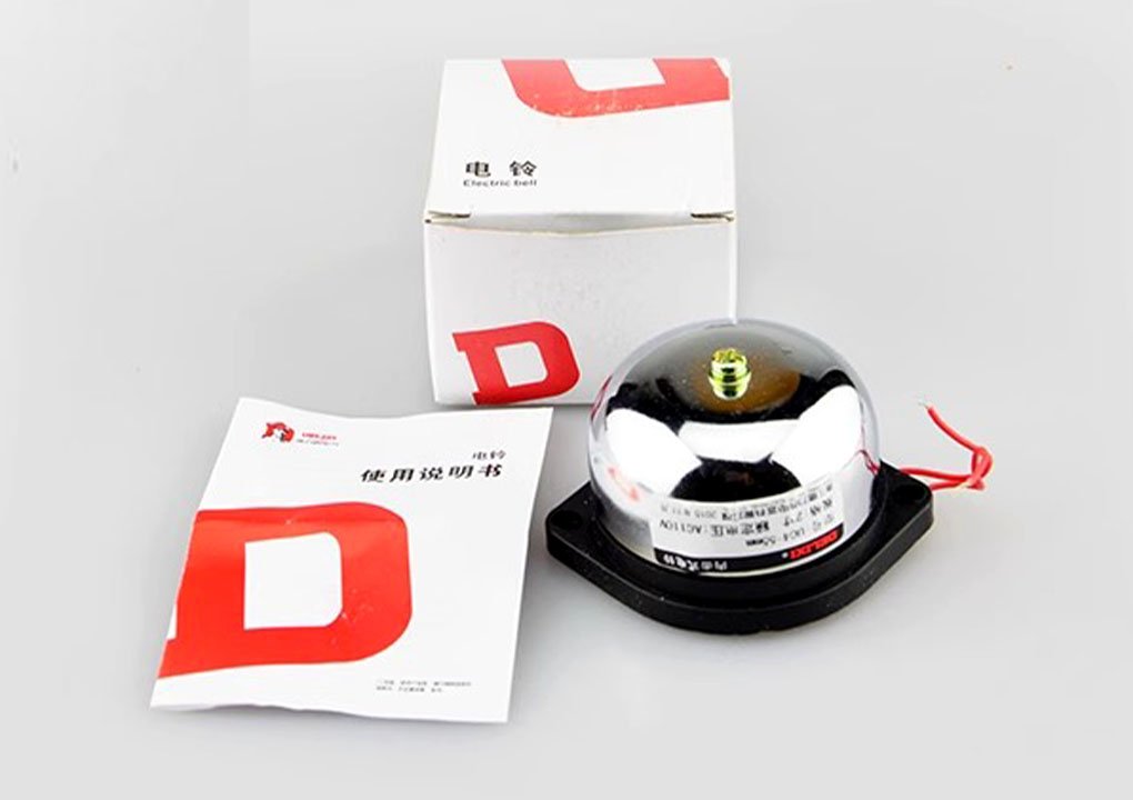 DELIXI internal strike electric bell round 6 inches AC110V