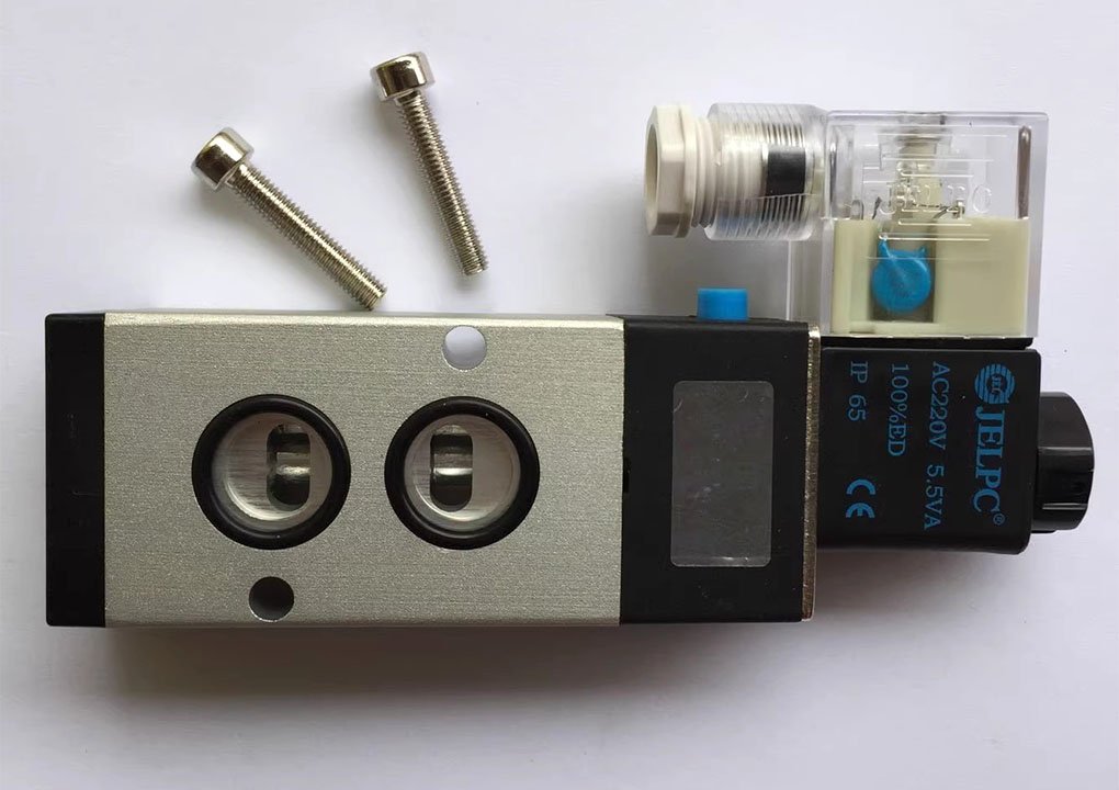 Jiaerling original authentic 4V series plate type single electric control solenoid valve