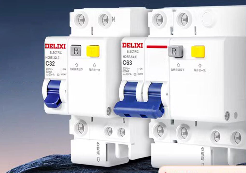 Delixi air switch with leakage protector for home use