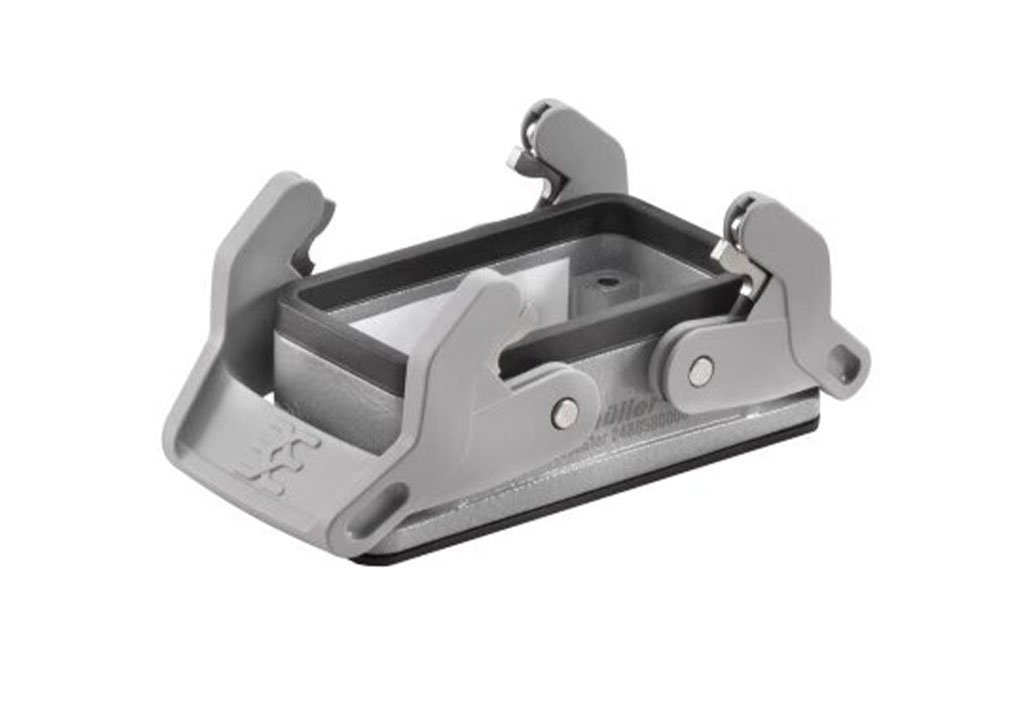 10B ABU N Weidmuller heavy-duty connector through-type socket housing base