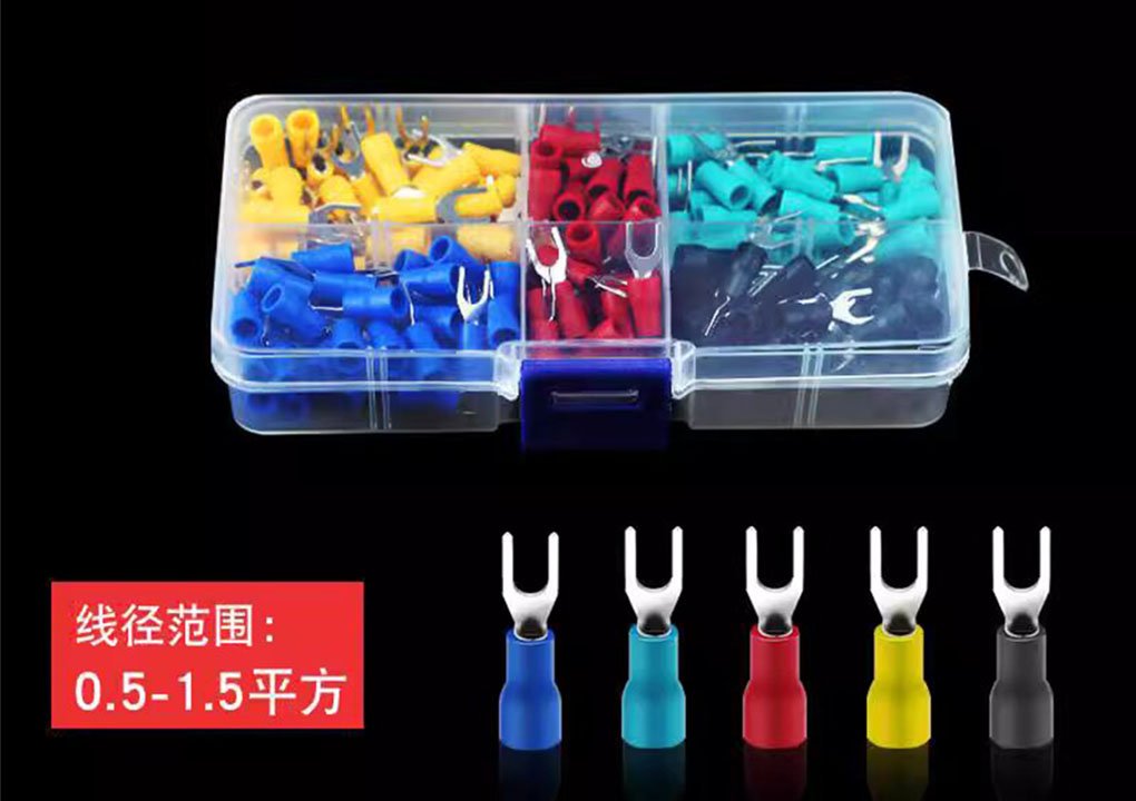Huijun cold pressed terminal fork-shaped pre-insulated terminal