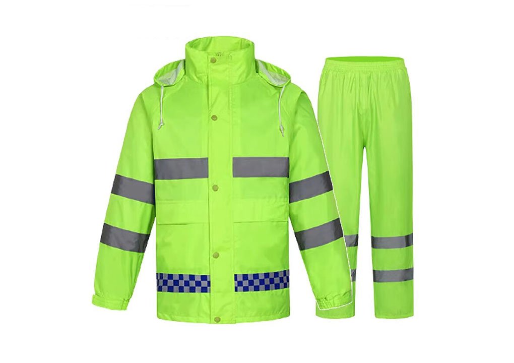 Minggu split raincoat outdoor road maintenance sanitation waterproof breathable