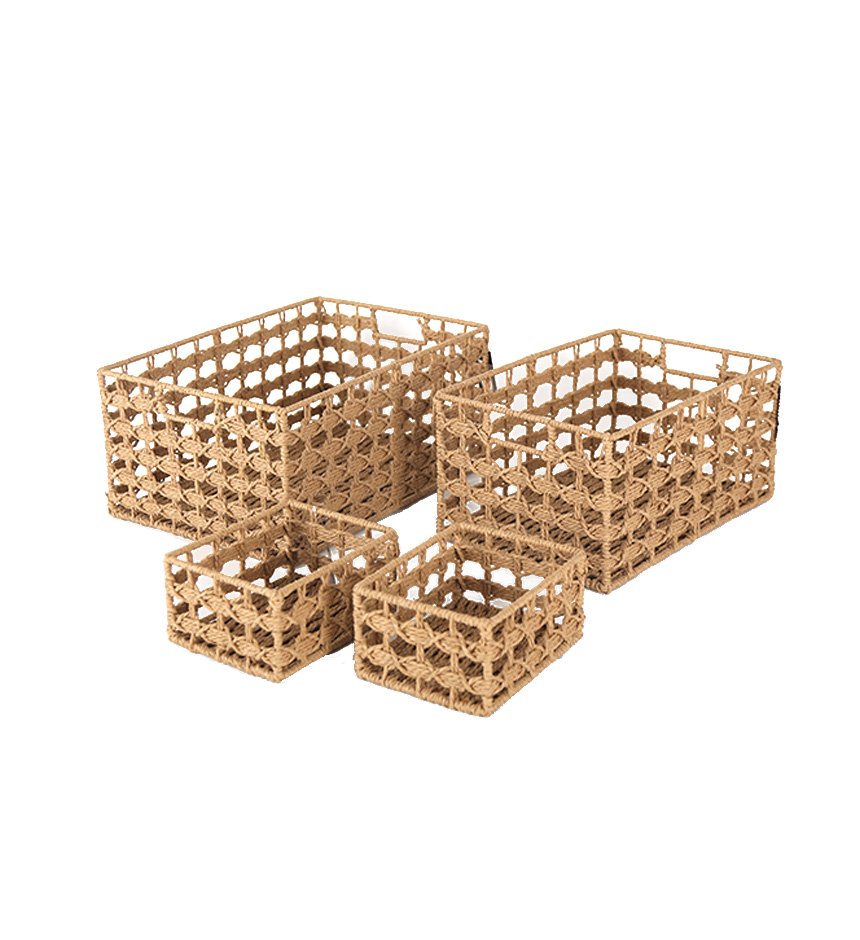 paper rope storage basket MX9954