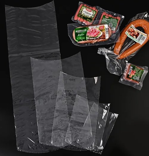 A compostable sausage packaging bag