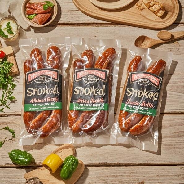 Smoked Sausage Package Bags