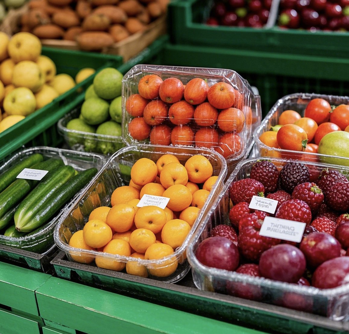 packaging of fruits and vegetables