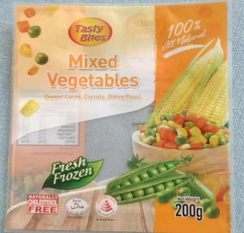 Fruit Sweet Corn Kernels Packaging Bags
