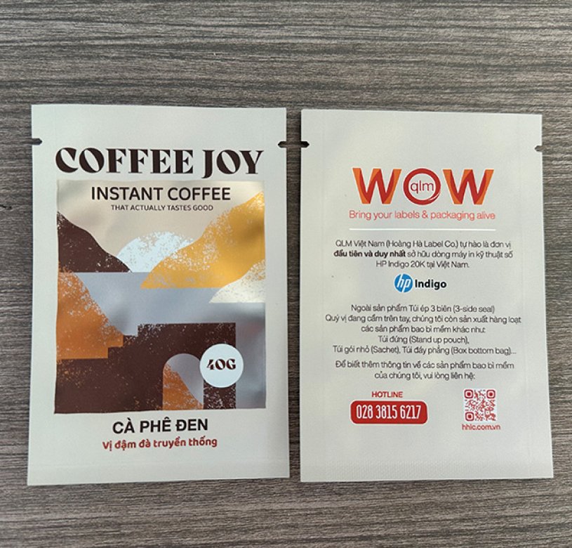 Instant coffee packaging material