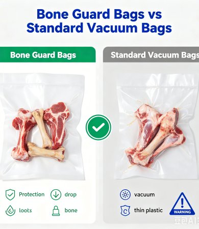Bone Guard Bags vs Standard Vacuum Bags: Which Is Better for Bone-In Meat Packaging?