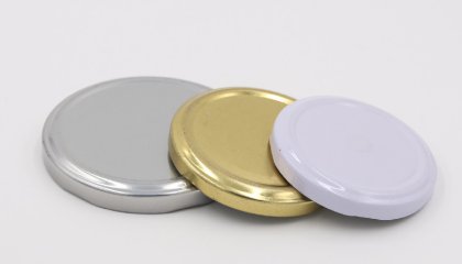 What are the requirements for the ink when the tinplate cover is colored?