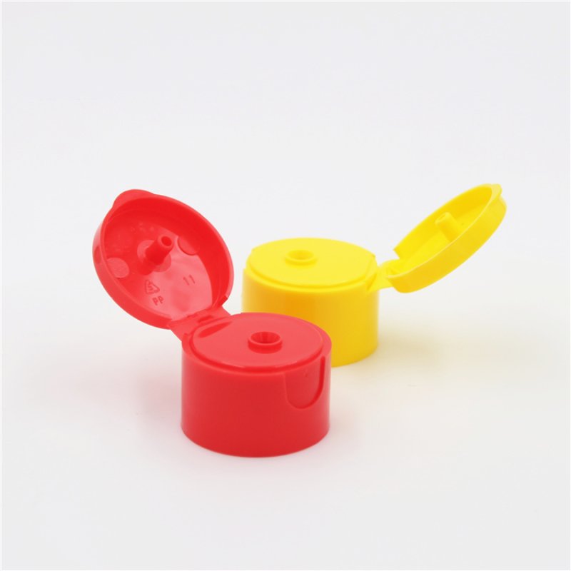 20 24 28/410 plastic flip top caps for Hand gel caps red black white clear yellow color