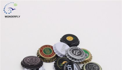 The practical application of beer caps (crown caps)-- Commercial and Brand Applications  
