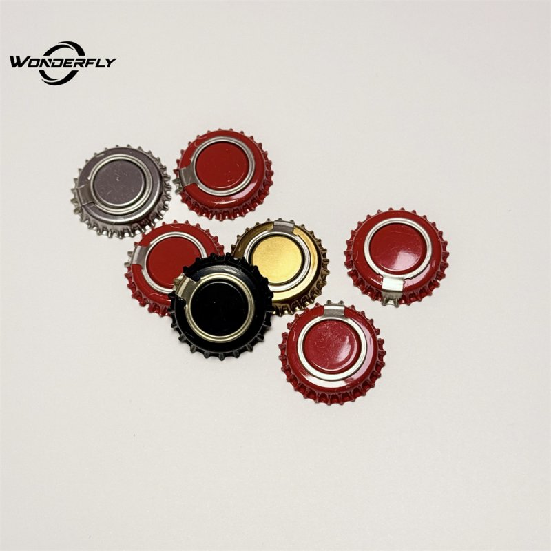 Ring pull cap tinplate beer bottle cap and crown top ring pull off