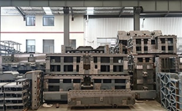 Zone de stockage des pièces moulées