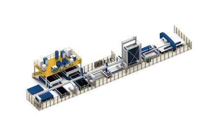 Ligne de production de tôles