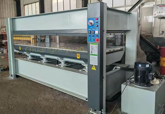 Automatic hydraulic woodworking wood hot press machine