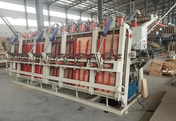 Two Sides oil pressure type Hydraulic Composer wood clamp car