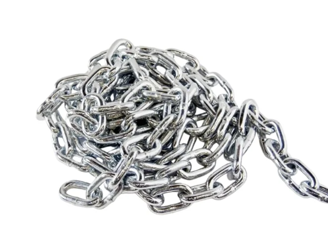 Cadena de bobina a prueba de eslabones de acero galvanizado para protección de neumáticos ASTM G30