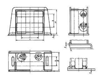 Japanese Standard Four-Roller Fairlead-Type A Deck Fitting -sinostar marine equipment (4)