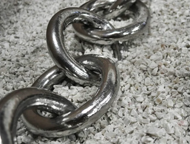 Cadena de horno de anillo resistente al calor