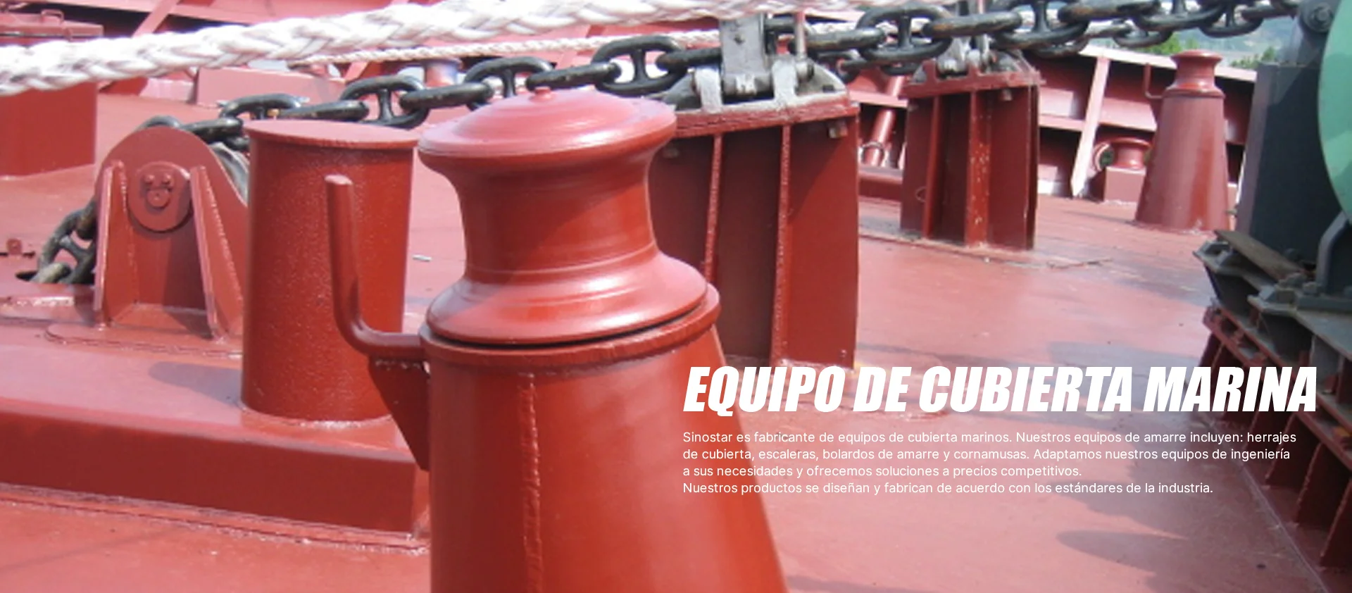 Instalación de cubiertas marinas